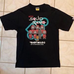 Squid Games X Bape Tshirt